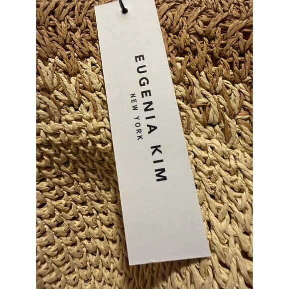 Eugenia Kim Straw Bucket Hat, Summer ResortWear, One Size, NWT